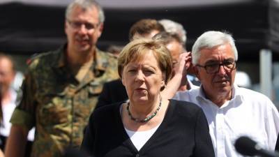 Меркель: происходящие в Европе наводнения – «ужасны»