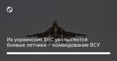 Из украинских ВВС увольняются боевые летчики – командование ВСУ