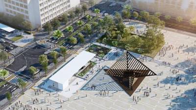 Вместо фонтана - вокзал: так изменят любимое место отдыха в центре Тель-Авива