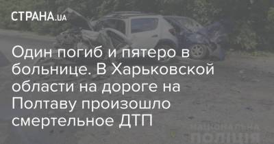 Один погиб и пятеро в больнице. В Харьковской области на дороге на Полтаву произошло смертельное ДТП