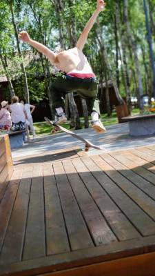 Парк Южно-Сахалинска жалуется на несознательных скейтеров