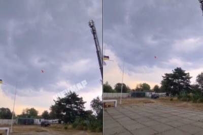 Тянули 10 человек: в Киеве спасли парашютиста, унесенного ветром из-за аварии катера