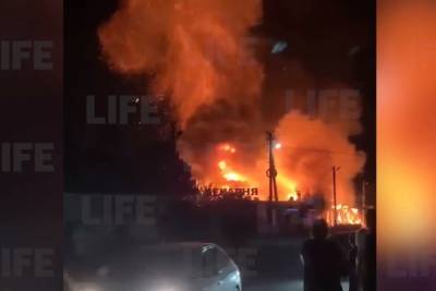 В районе Анапы выгорела столовая гостевого дома