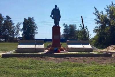 В Мордовском районе идёт реконструкция мемориала погибшим в годы войны
