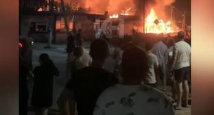 25 человек были эвакуированы под Анапой из-за пожара