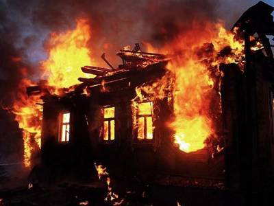 В Челябинской области в ночном пожаре пострадал мужчина