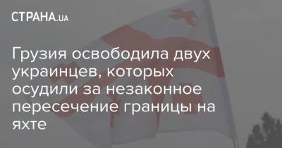 Грузия освободила двух украинцев, которых осудили за незаконное пересечение границы на яхте