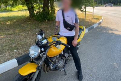 Рязанские патрульные задержали мотоциклиста без прав