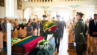 В Литве перезахоронили казненного властями СССР "лесного брата"