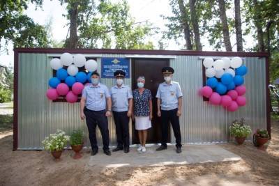 В Вологодской области открыли участковый пункт полиции в бытовке