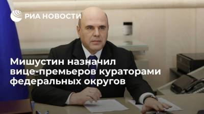 Премьер-министр Михаил Мишустин назначил вице-премьеров кураторами федеральных округов