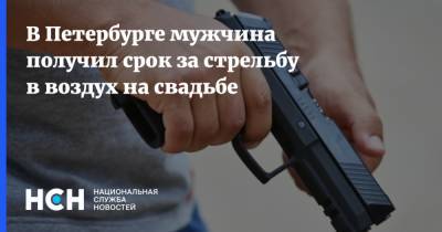 В Петербурге мужчина получил срок за стрельбу в воздух на свадьбе