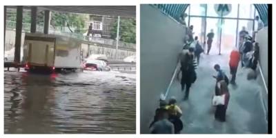Киев ушел под воду, затоплено метро: кадры мощнейшей атаки стихии