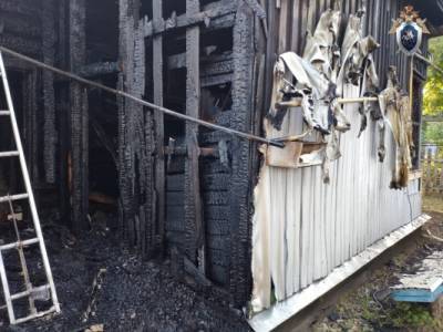 Тело пенсионерки обнаружено в сгоревшем доме в Первомайске