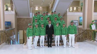 Сердар Бердымухамедов напутствовал сборную Туркменистана перед Олимпиадой в Токио