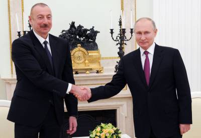 Путин примет в Москве президента Азербайджана
