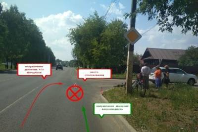 Костромские ДТП: велосипед против иномарки