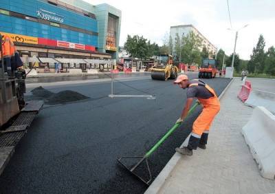 В Смоленске ремонтируют проспект Строителей
