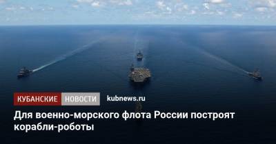 Для военно-морского флота России построят корабли-роботы