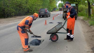 За неделю в Рязани заделали ямы на 20-ти улицах