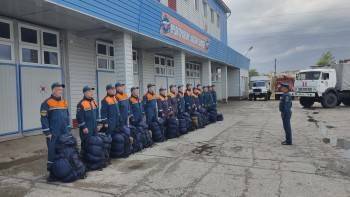 Группировка МЧС из Вологды вылетает в Верховажье для борьбы с лесными пожарами