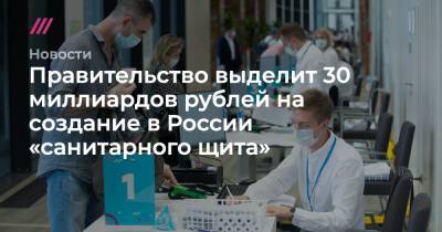 Правительство выделит 30 миллиардов рублей на создание в России «санитарного щита»