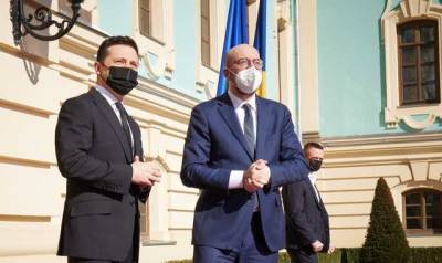 Зеленский - Мишелю: Предлагаю Евросовету рассмотреть вопрос европейской перспективы Украины, Грузии и Молдовы