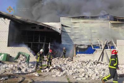 В Голосеевском районе Киева произошел серьезный пожар