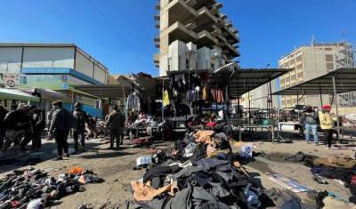 Жертвами теракта на рынке в Багдаде стали 25 человек