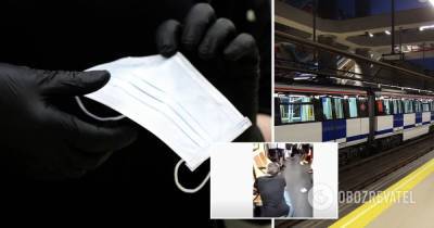 В Испании в метро медику выбили глаз из-за замечания об отсутствии маски, видео