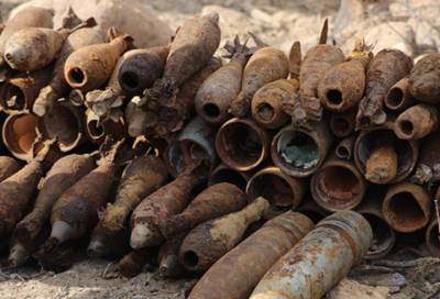 Более 200 снарядов и боеприпасов 40-х годов были найдены на территории Петербурга и Ленобласти в июне