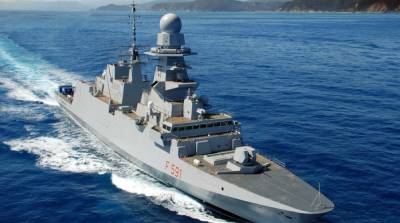 В Черное море вошел военный фрегат Италии