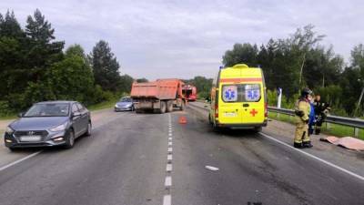 В результате ДТП с автобусом в Томской области погиб мотоциклист