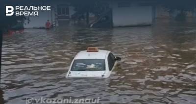 Казань вновь затопило после дождя