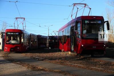 Движение электротранспорта в Казани приостановлено из-за подтопления улиц