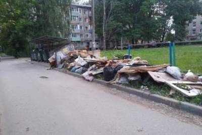 Рязанка пожаловалась на несвоевременный вывоз мусора на улице Новикова-Прибоя