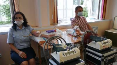 Ульяновские росгвардейцы стали донорами крови