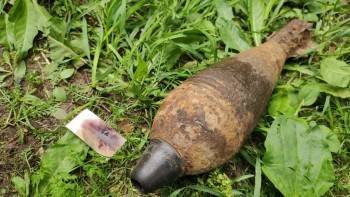 В Вологде на приусадебном участке обнаружена минометная мина времен войны