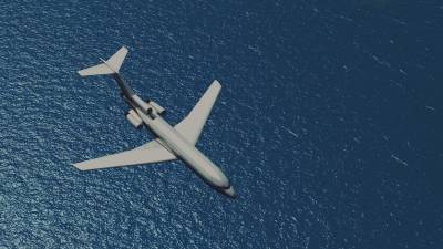 Грузовой Boeing сел на воду у Гавайских островов из-за проблем с двигателем