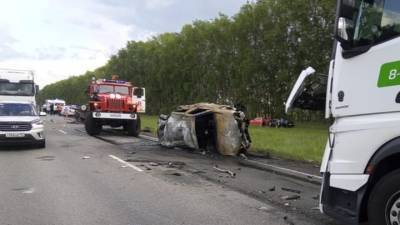Шесть человек погибли в ДТП на федеральной трассе "Волга"