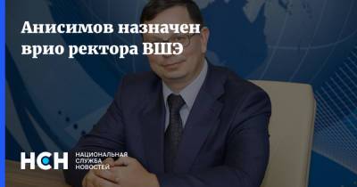 Анисимов назначен врио ректора ВШЭ