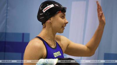 Алина Змушко завоевала Кубок Беларуси по плаванию на дистанции 100 м брассом