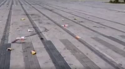 Дичь, творящуюся рядом со стадионом «Ростов-Арена», снял на видео ростовчанин