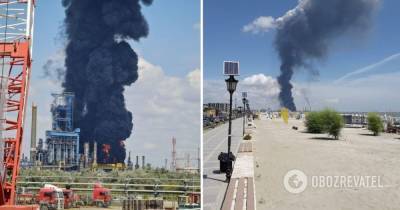 Взрыв в Румынии на нефтезаводе Petromidia - фото и видео, сколько пострадавших