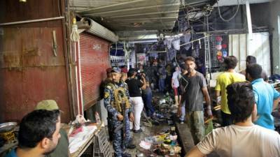 При взрыве на рынке Багдада погибли 25 человек