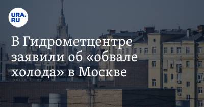 В Гидрометцентре заявили об «обвале холода» в Москве