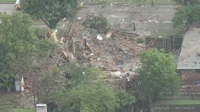В Техасе дом после взрыва сравнялся с землей, есть пострадавшие
