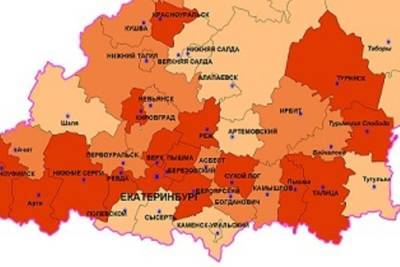 Больше 1 тысячи заразившихся COVID-19 в 16 свердловских муниципалитетах