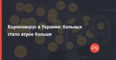 Коронавирус в Украине: больных стало втрое больше