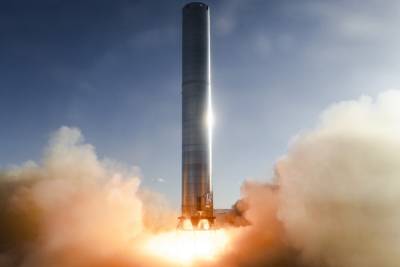 Илон Маск - SpaceX провела первые огневые испытания 70-метровой ракеты Super Heavy с тремя двигателями Raptor - itc.ua - Украина - Техас